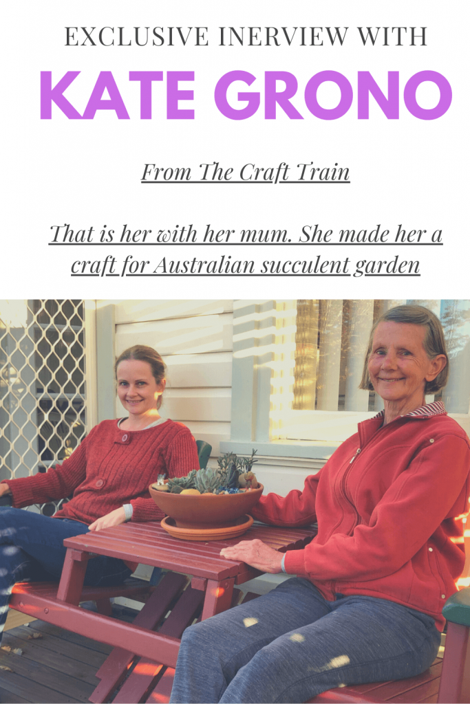 You Love Crafting? Meet Kate Grono from The Craft Train 6 Kate Grono and her mum - the craft train crafting blog