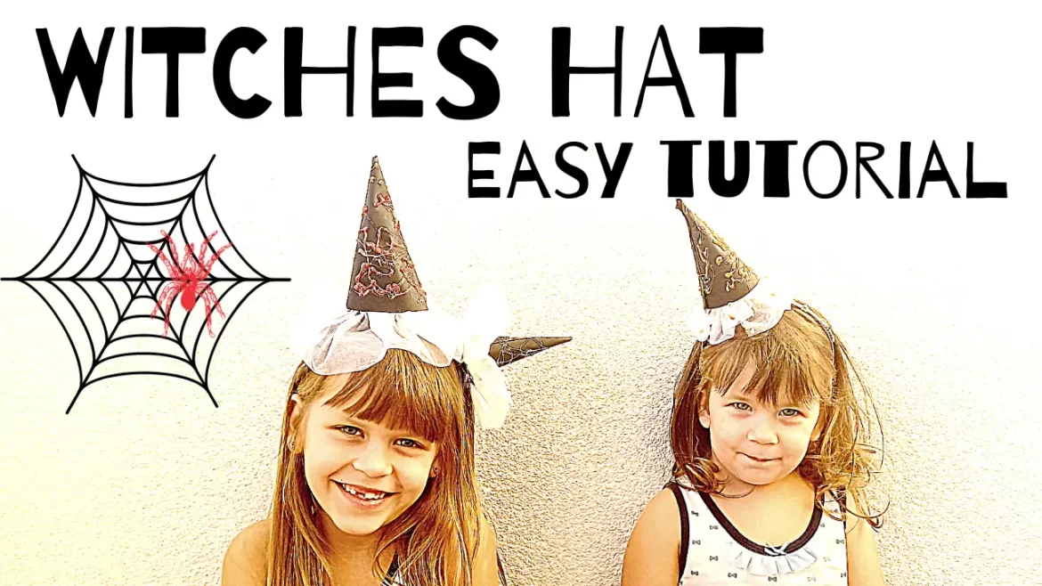 DIY: How to Make Custom WITCH HAT 🎃🕷 - HALLOWEEN COSTUME EASY IDEAS 