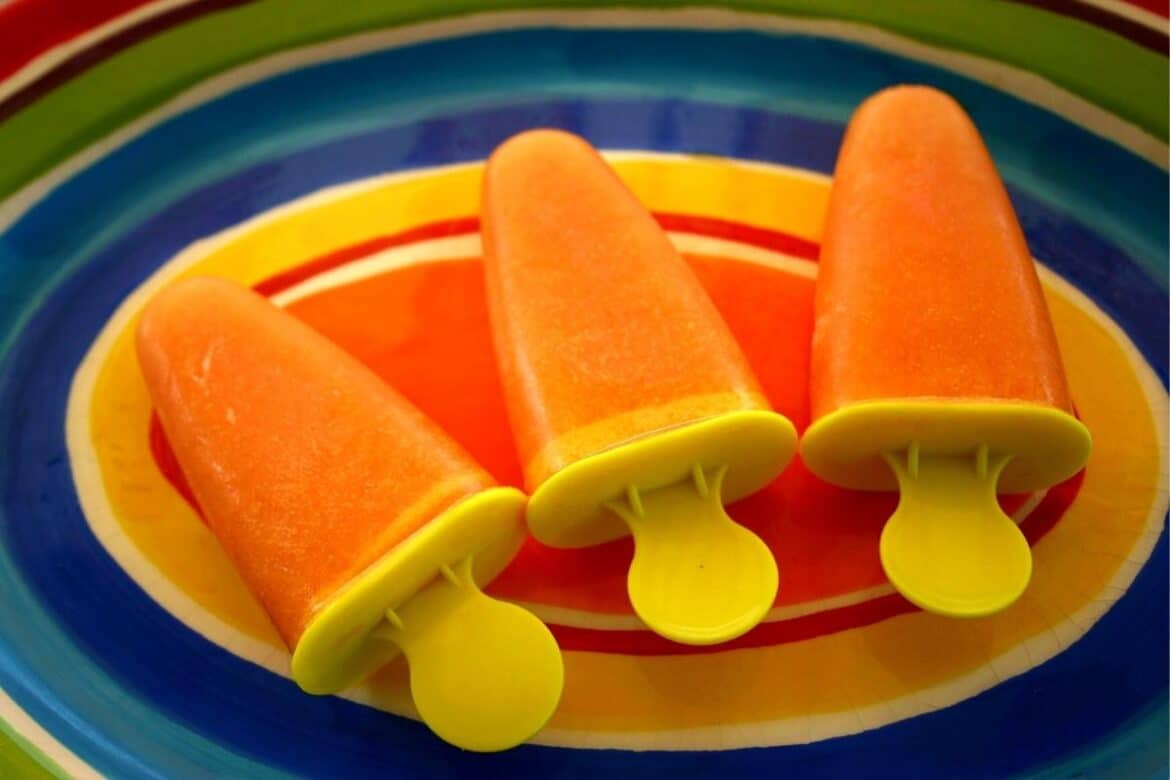 No Sugar Orange Popsicle Ice Cream Recipe