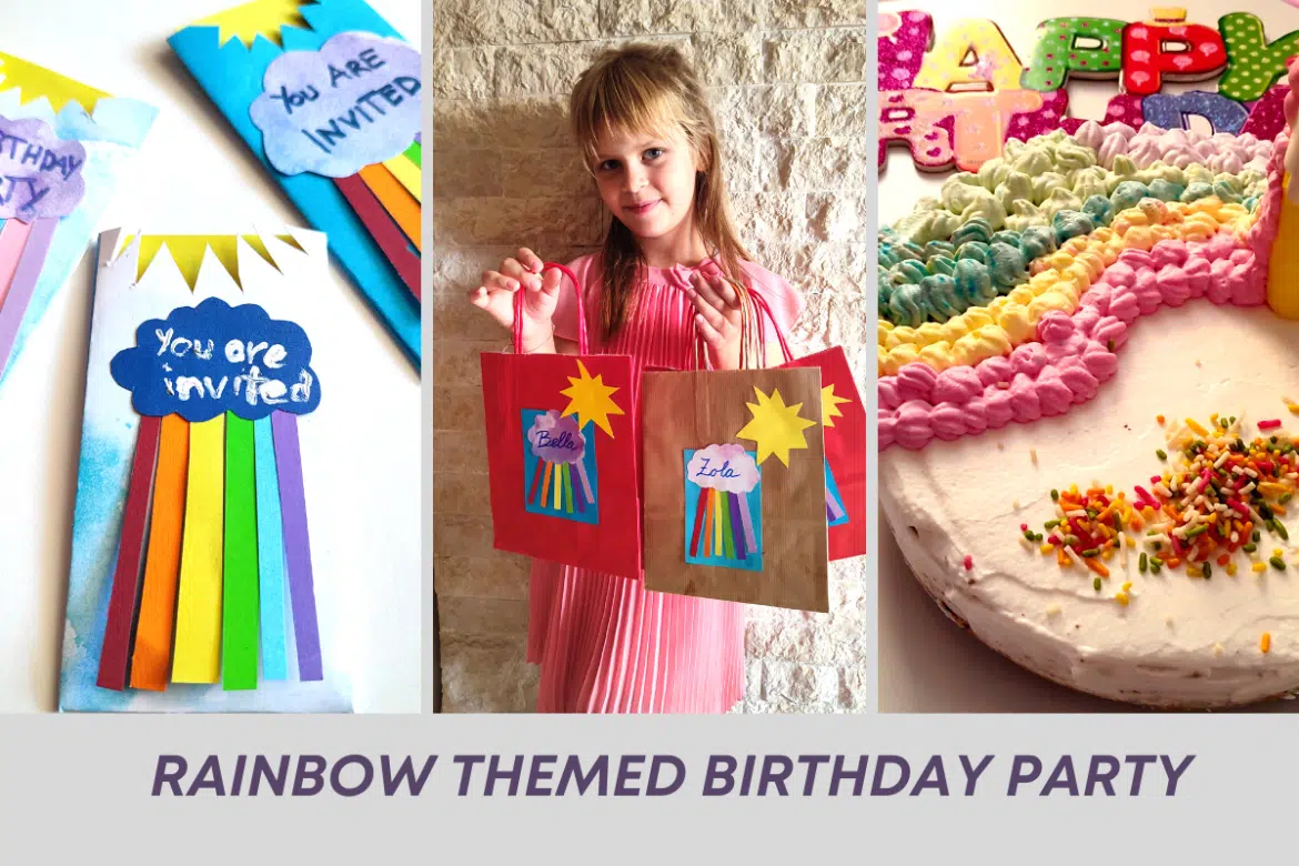 RAINBOW THEMED BIRTHDAY PARTY ideas for birthday party at home