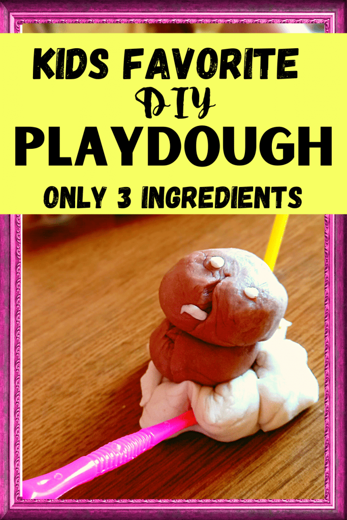 How do you make playdough with just flour and water?