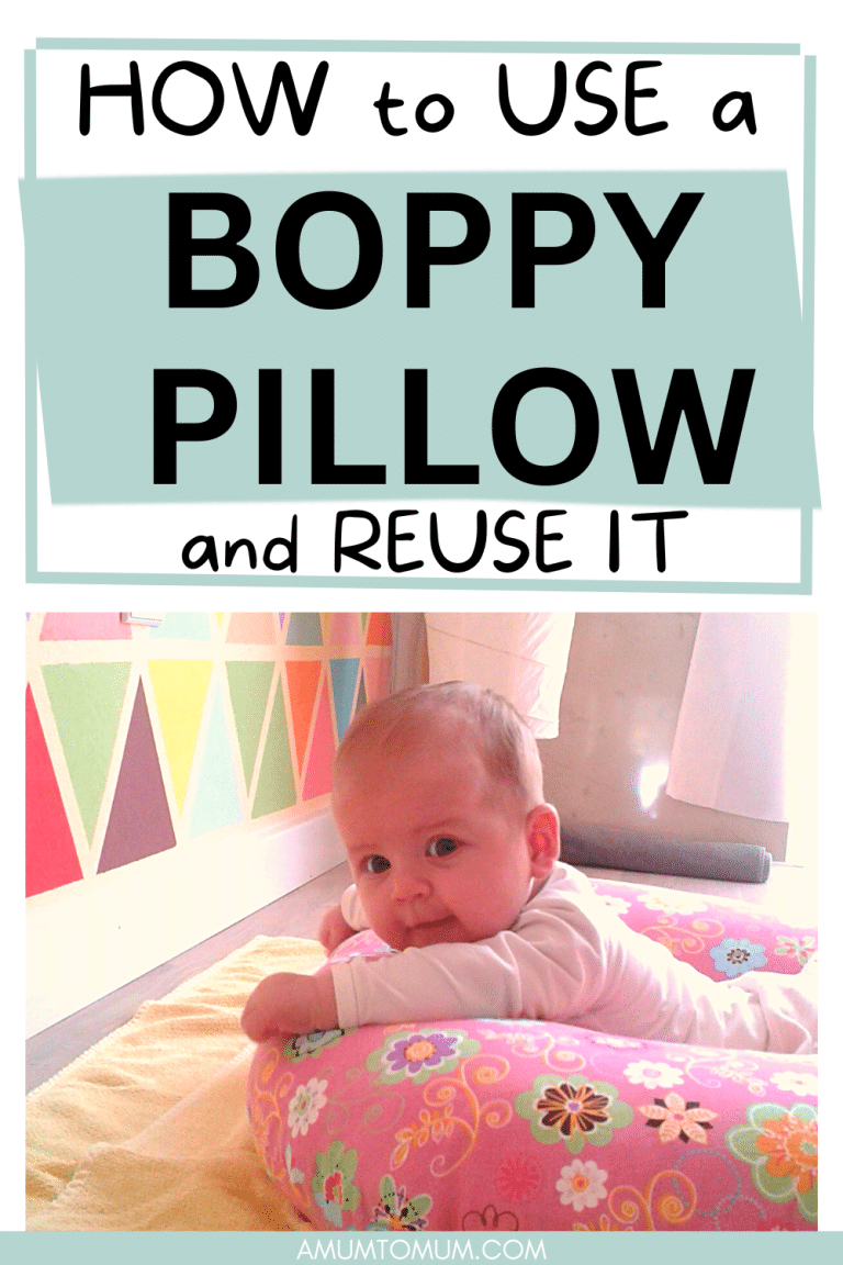How to Use a Boppy Pillow From Newborn to Toddler Age