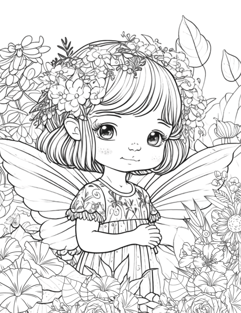 girl coloring pages for adults