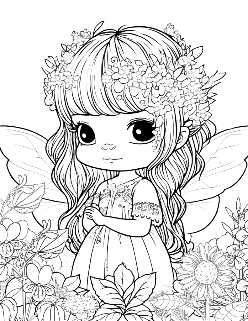 Kawaii Coloring Pages for Girls & Adults - FREE