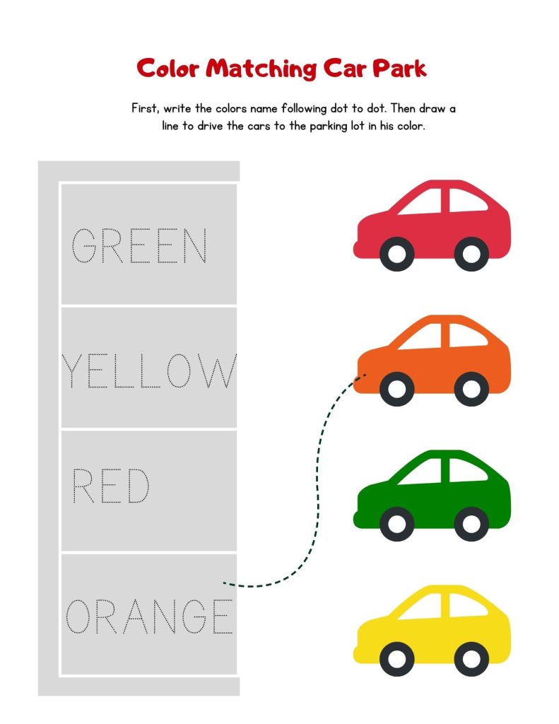 how to teach colors to preschoolers