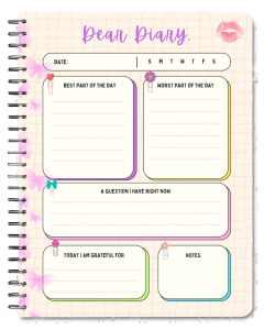 Printable Journal for Girls - Use it Over and Over