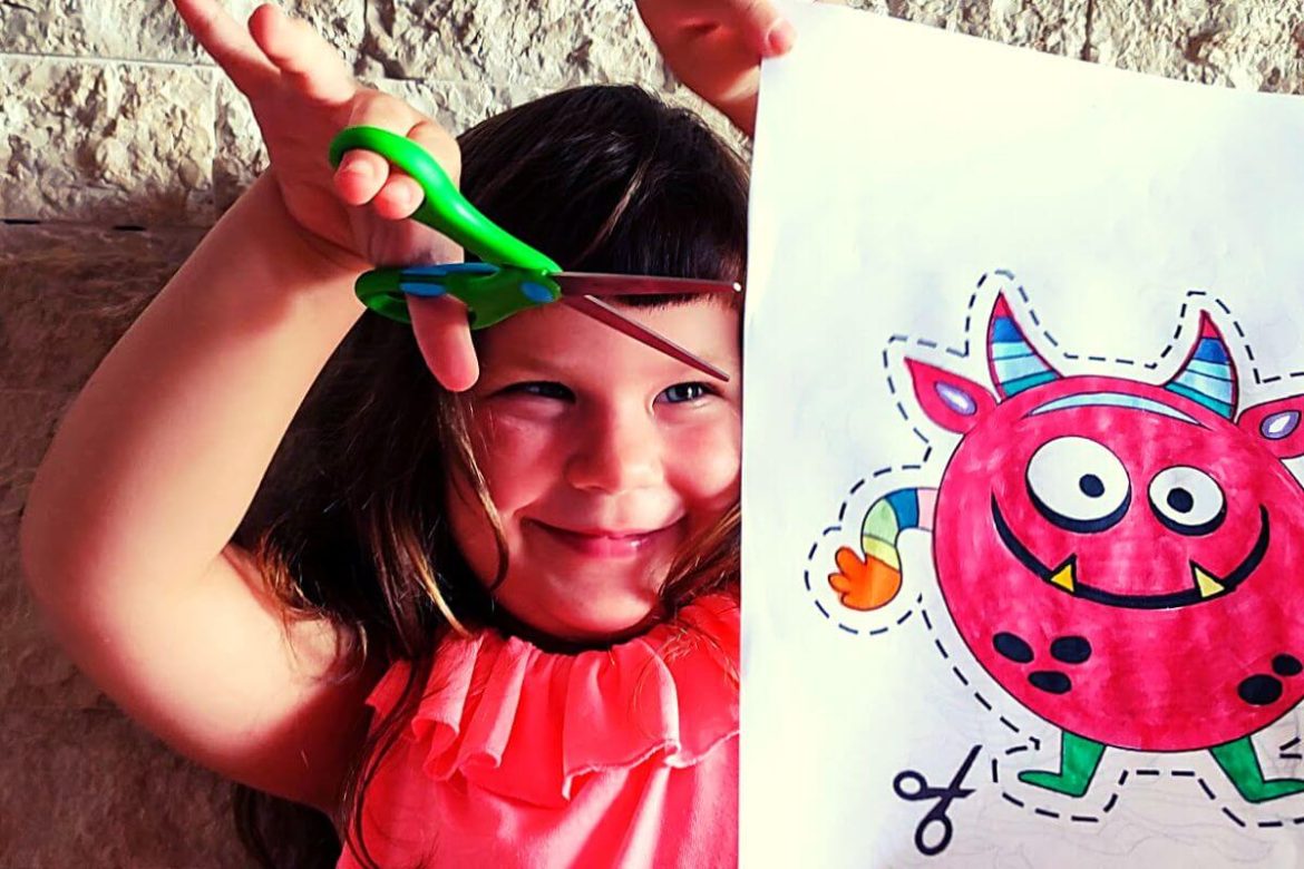 cutting shapes activities scissor skills printable