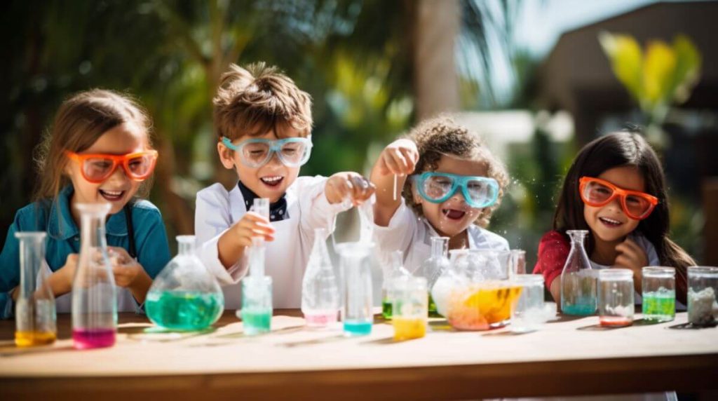 ideas for 4 year old birthday party like science themed party