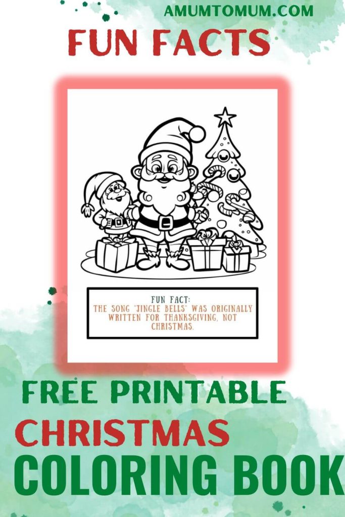  educational christmas coloring pages