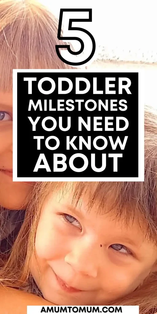 The 5 Most Important Toddler Milestones and What to Expect 11 2 year old development checklist pin image