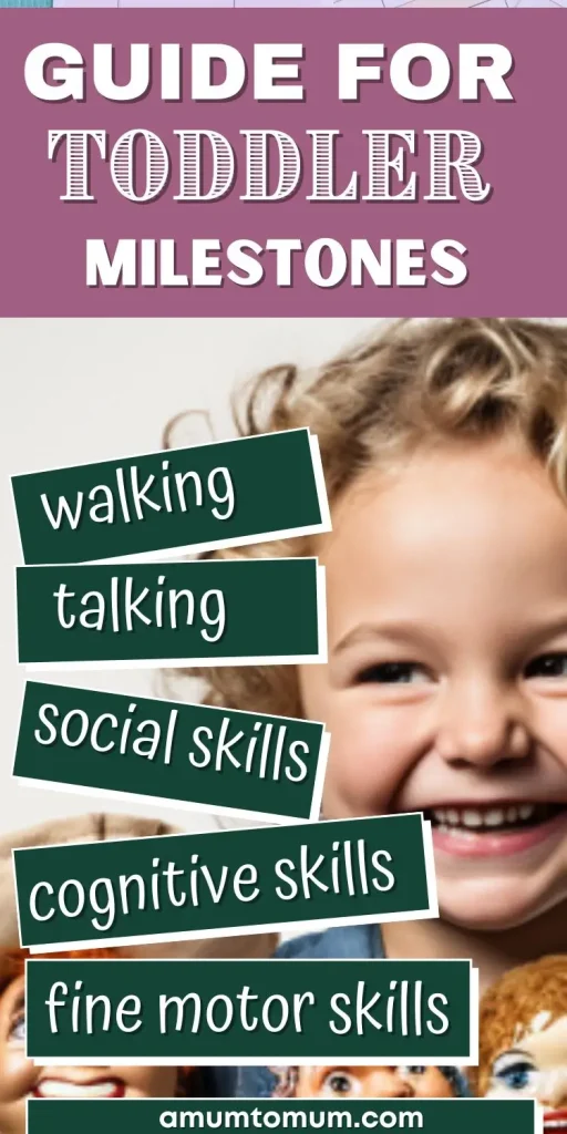 The 5 Most Important Toddler Milestones and What to Expect 10 developmental milestones checklist pin image