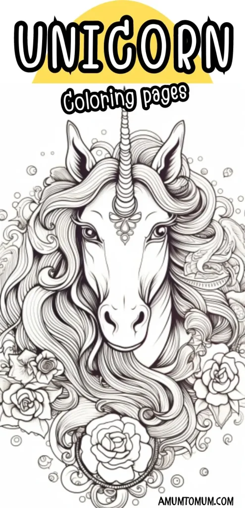 unicorn free coloring sheets for kids and adults