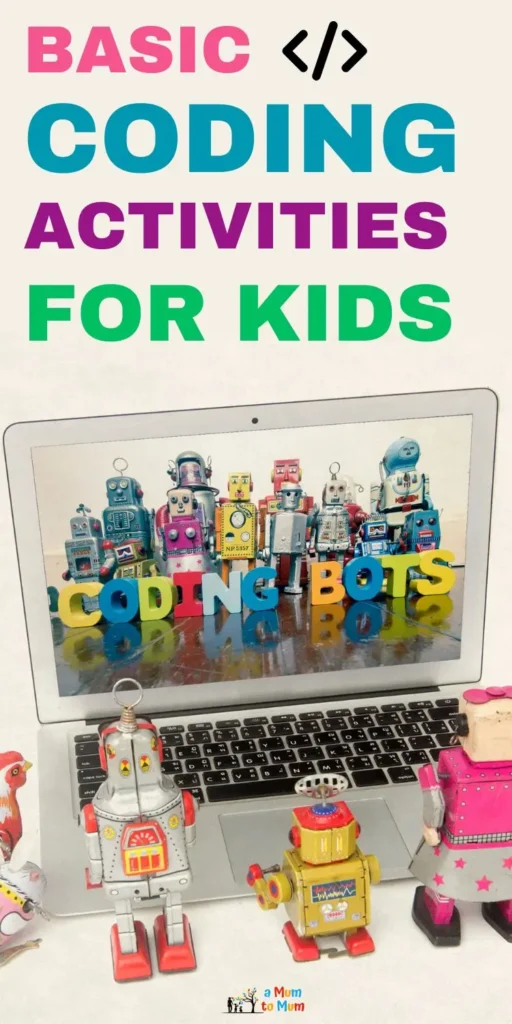 Coding Activities for Kids That They'll Be in Love With 14 A Pin image for an article about coding activities for kids